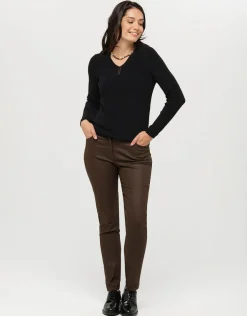 Outlet Pull irisé noir Pulls|Maille
