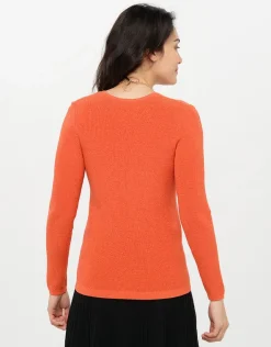 Discount Pull irisé orange Pulls|Maille
