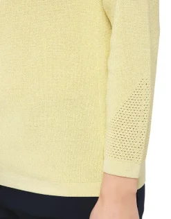 Online Pull jaune irisé Maille|Pulls