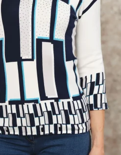 Discount Pull long maille blanc Pulls|Maille