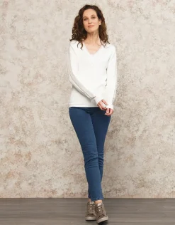 Online Pull maille strass écru Pulls|Maille
