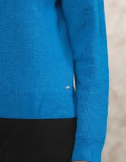 New Pull mélange laine bleu Pulls|Maille