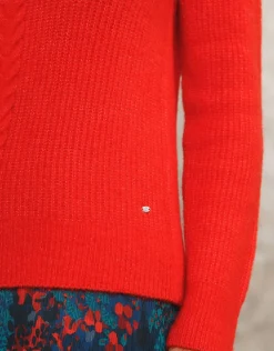Best Pull mélange laine rouge Pulls|Maille