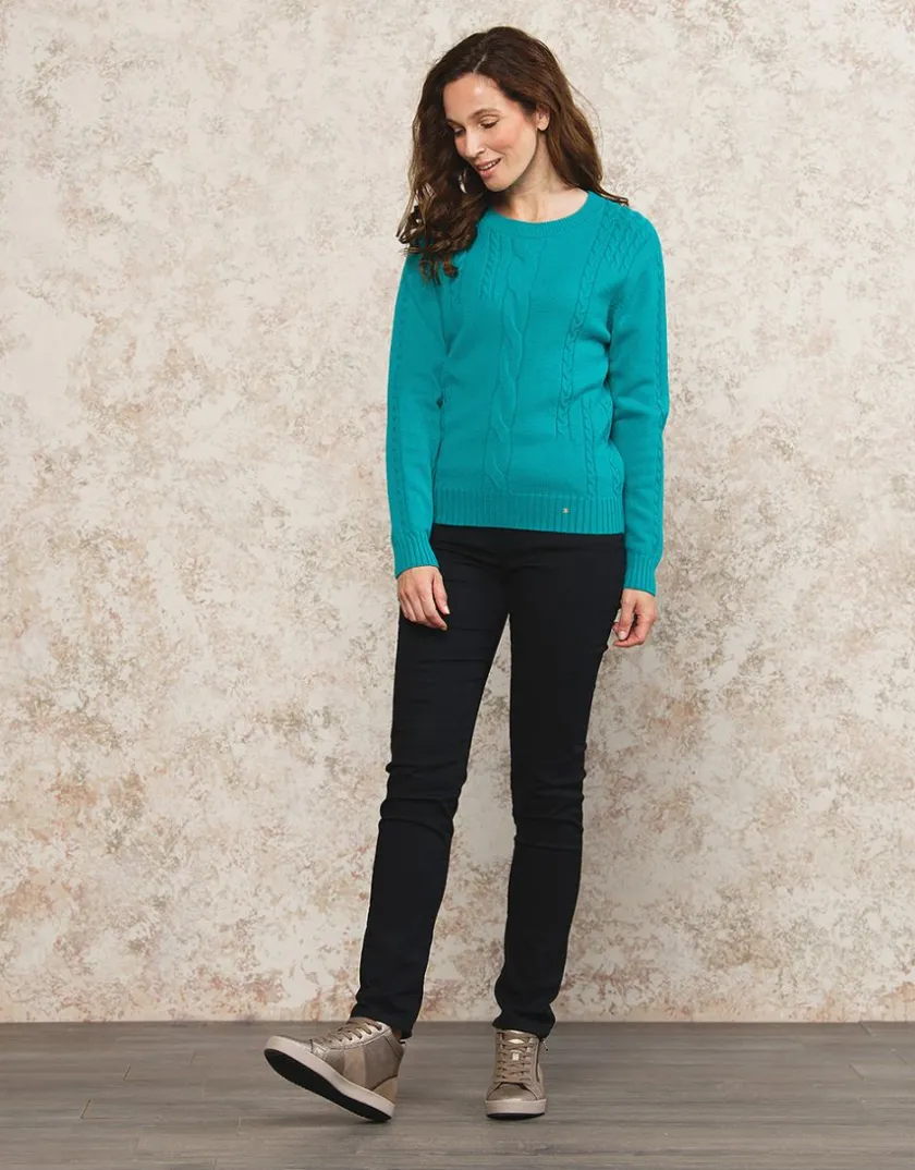 Outlet Pull moelleux vert Pulls|Maille