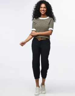 Fashion Pull rayé beige Pulls|Maille