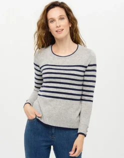 Online Pull rayé laine cachemire Pulls|Maille