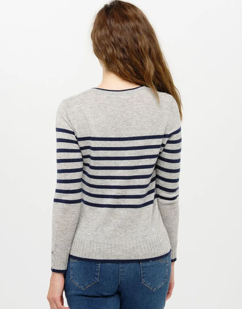 Online Pull rayé laine cachemire Pulls|Maille