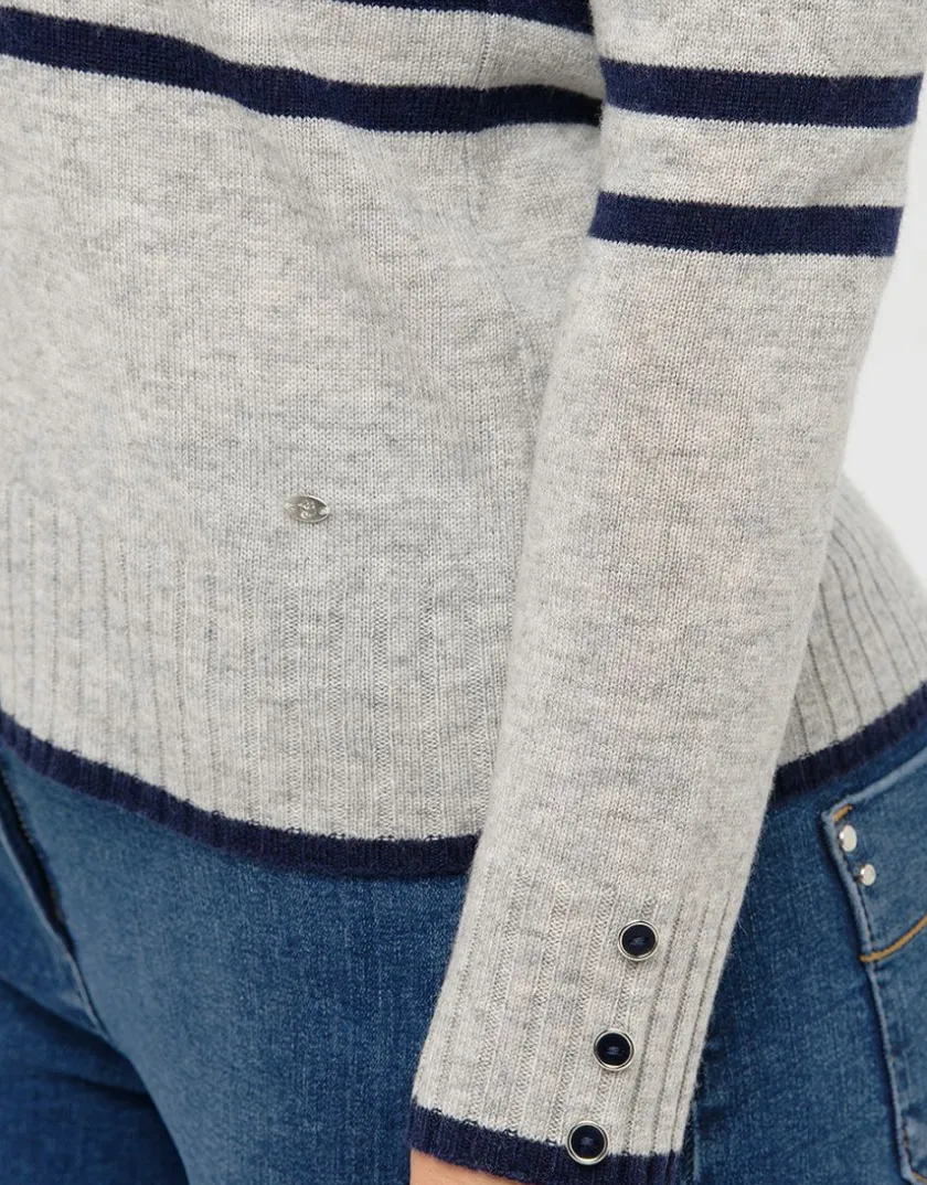 Online Pull rayé laine cachemire Pulls|Maille