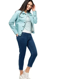 Sale Pull rayures vert d'eau Pulls|Maille