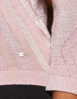 Sale Pull rose irisé chic Pulls|Maille