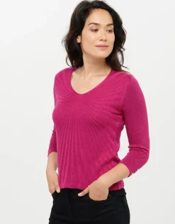 Best Pull rose irisé chic Pulls|Maille
