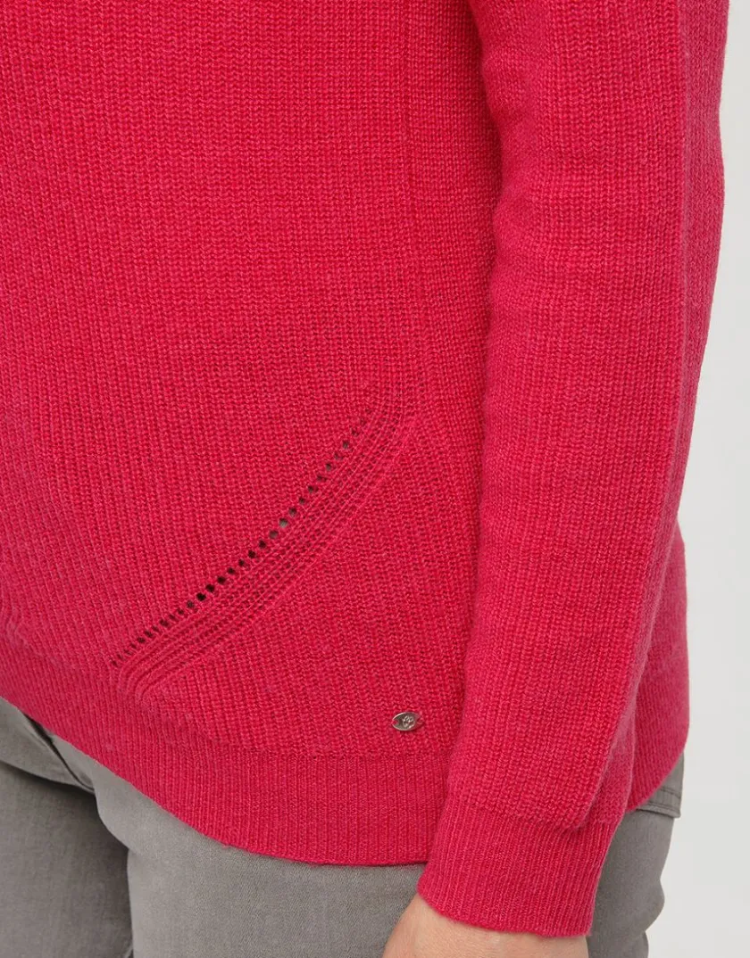 New Pull rose laine cachemire Pulls|Maille