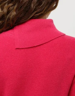 New Pull rose laine cachemire Pulls|Maille