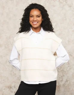 Best Pull sans manches blanc Pulls|Maille