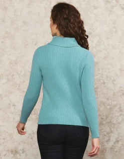Outlet Pull torsadé bleu Pulls|Maille