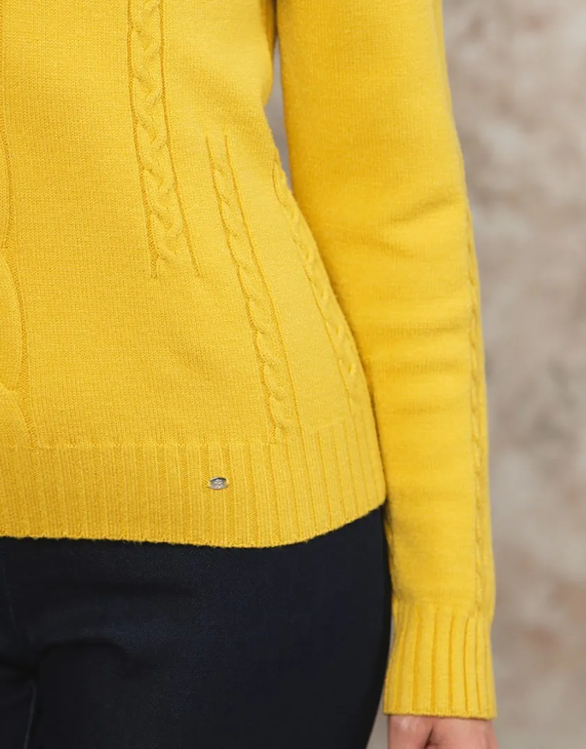 Clearance Pull torsade ocre Pulls|Maille