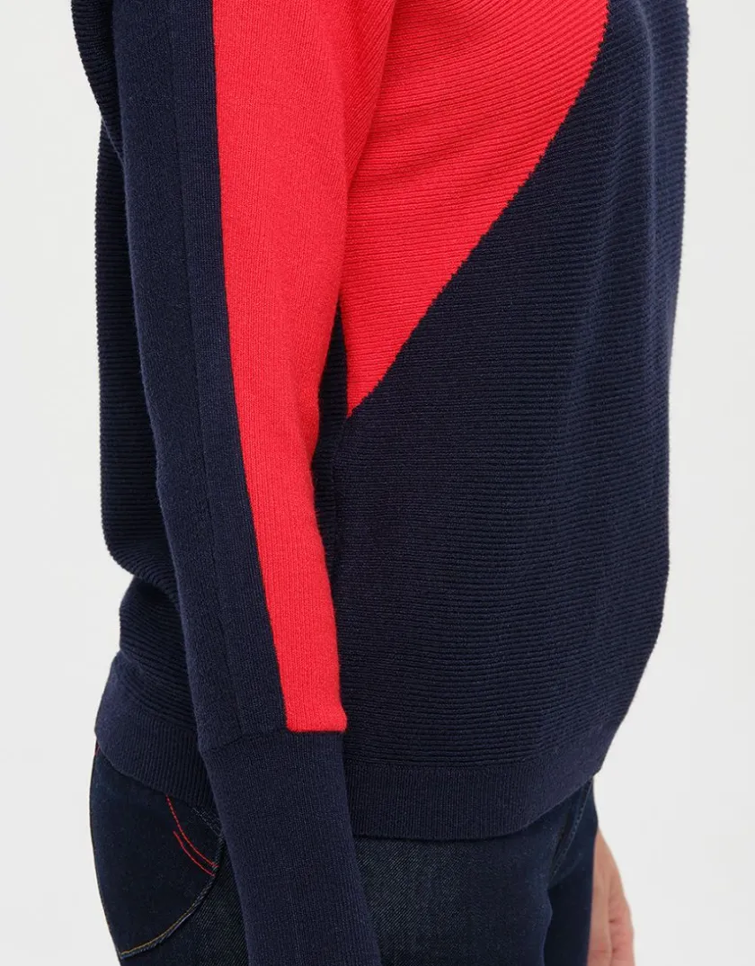 Best Pull tricolore ample Pulls|Maille