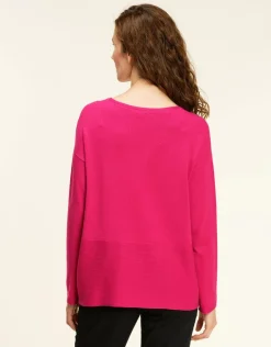 Hot Pull tunique fuchsia Pulls|Maille