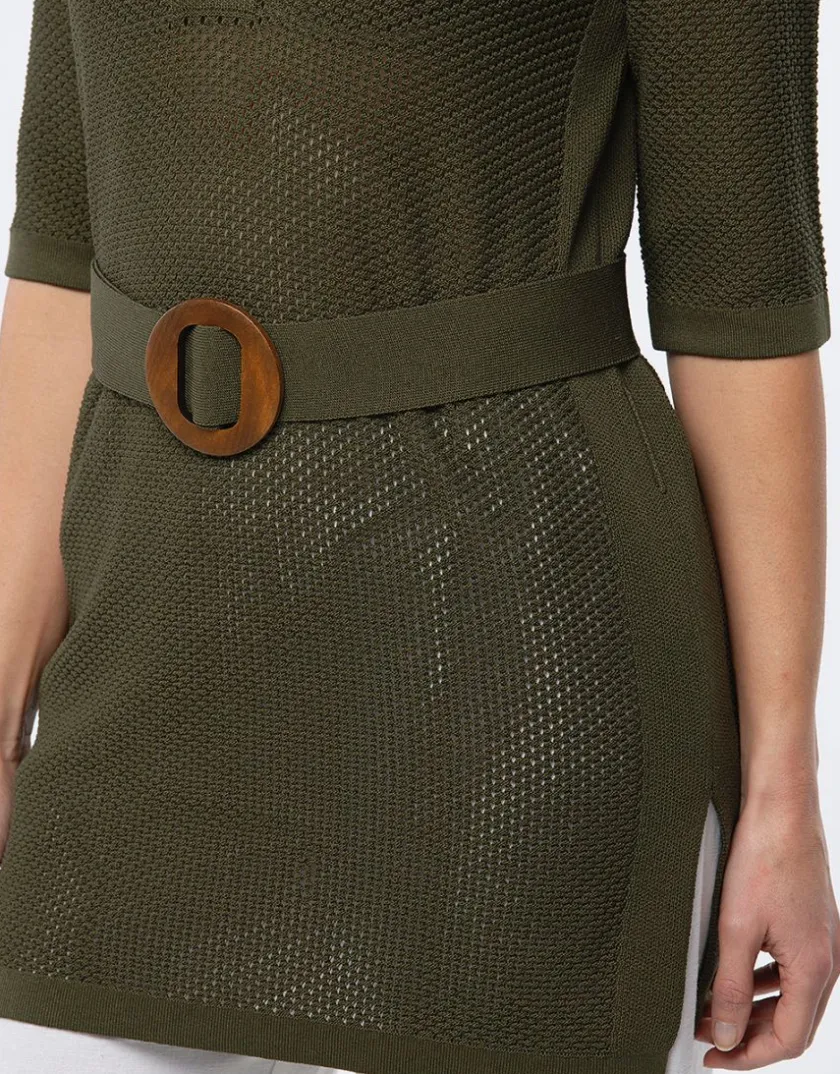 Discount Pull tunique kaki Pulls|Maille