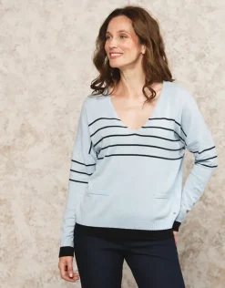 Hot Pull V laine et cachemire Pulls|Maille