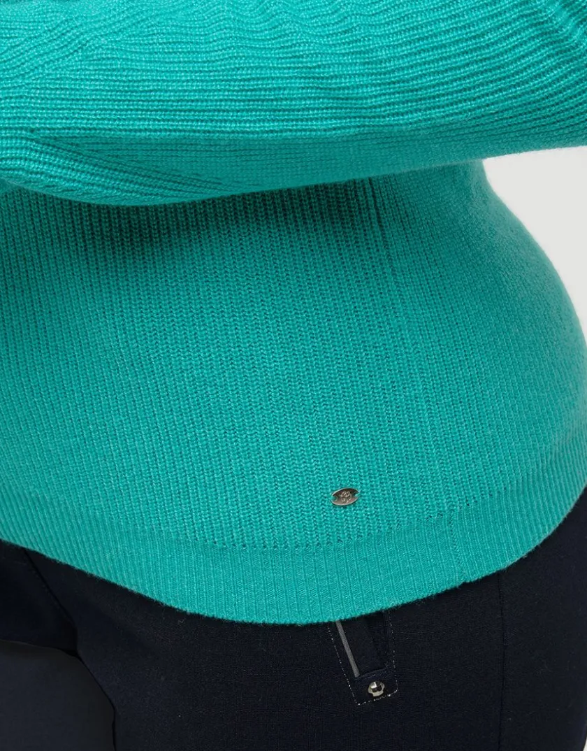 New Pull vert laine cachemire Pulls|Maille