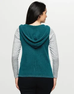 Hot Pull vert sans manches Pulls|Maille