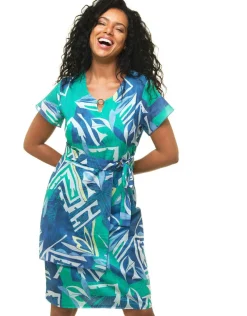 Hot Robe 100 % coton bleu Robes|Robes & Jupes