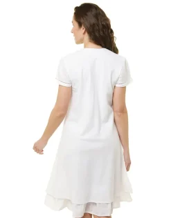 Clearance Robe ajourée blanc coton Robes|Robes & Jupes