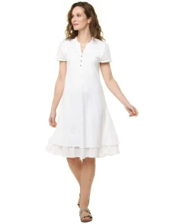 Clearance Robe ajourée blanc coton Robes|Robes & Jupes