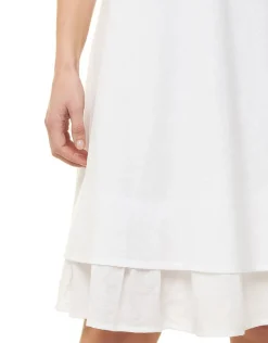 Clearance Robe ajourée blanc coton Robes|Robes & Jupes