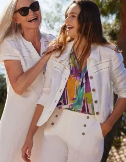 Clearance Robe ajourée blanc coton Robes|Robes & Jupes