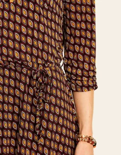 Online Robe bordeaux doré Robes|Robes & Jupes