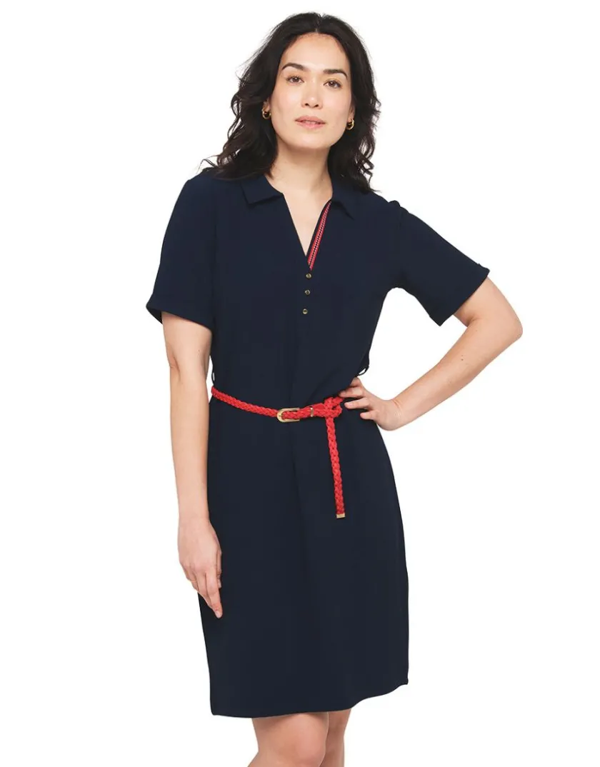 New Robe chemisier marine Robes|Robes & Jupes