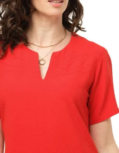 Online Robe chic crêpe rouge Robes|Robes & Jupes