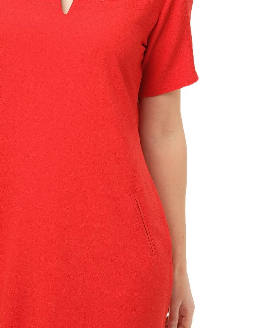 Online Robe chic crêpe rouge Robes|Robes & Jupes