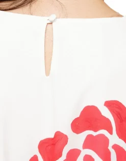 Fashion Robe chic écru imprimée Robes|Robes & Jupes