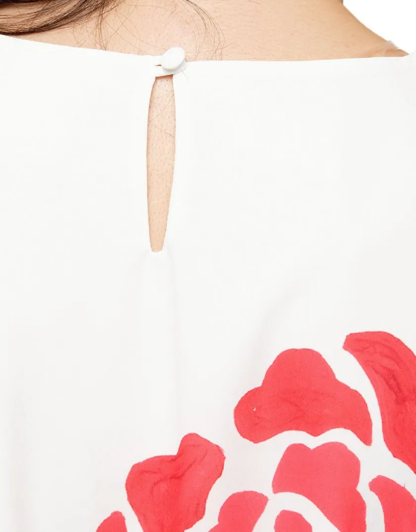 Fashion Robe chic écru imprimée Robes|Robes & Jupes