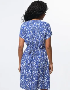 New Robe chic imprimé bleu Robes|Robes & Jupes