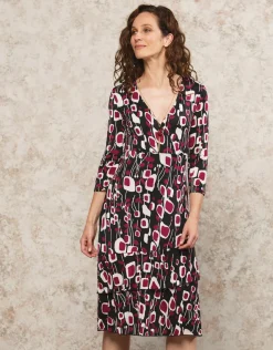 Hot Robe chic noir motif Robes|Robes & Jupes