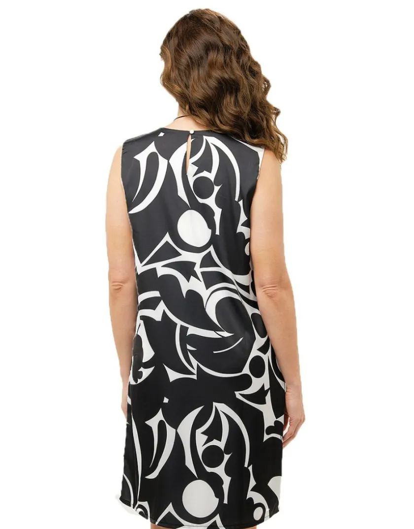 Discount Robe chic noire en satin Robes|Robes & Jupes