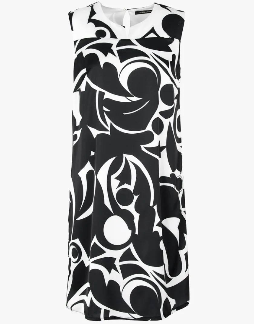 Discount Robe chic noire en satin Robes|Robes & Jupes