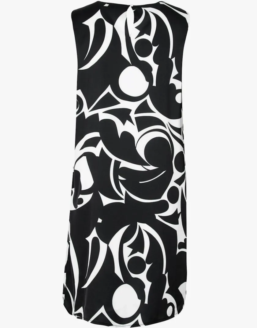 Discount Robe chic noire en satin Robes|Robes & Jupes