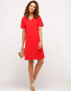 Clearance Robe chic rouge Robes|Robes & Jupes