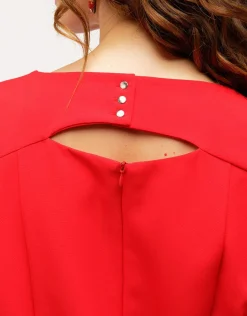 Clearance Robe chic rouge Robes|Robes & Jupes