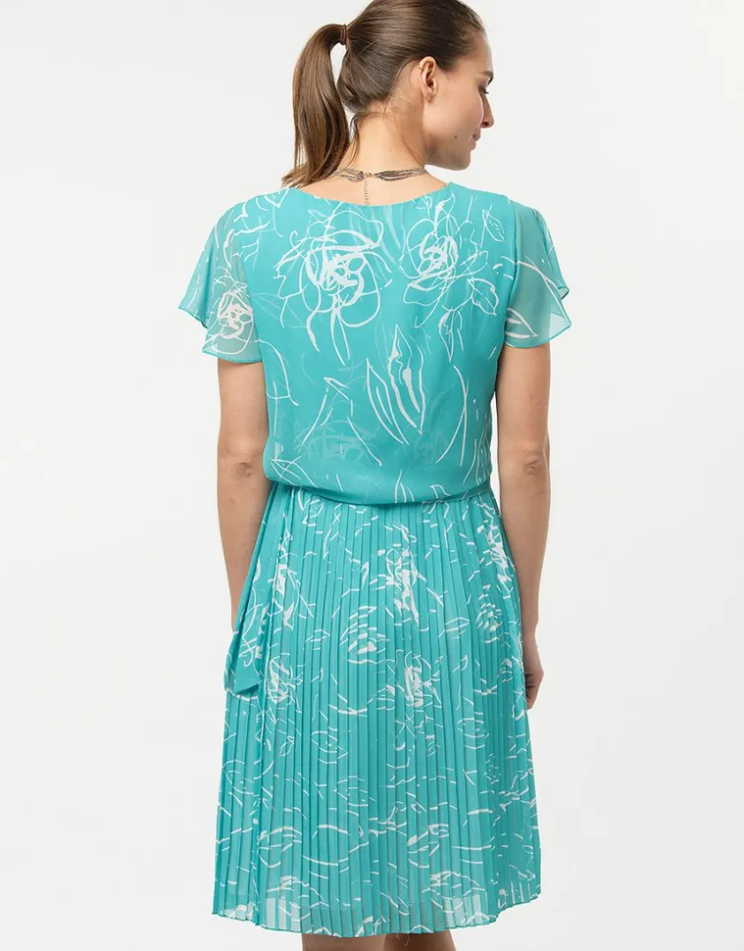 Online Robe chic turquoise Robes|Robes & Jupes