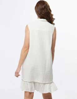Clearance Robe coton écru Robes|Robes & Jupes