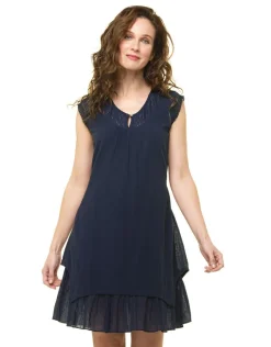 Sale Robe coton marine Robes|Robes & Jupes