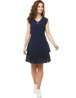 Sale Robe coton marine Robes|Robes & Jupes