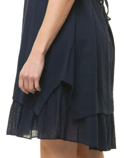 Sale Robe coton marine Robes|Robes & Jupes