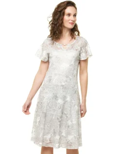Hot Robe dentelle argentée Robes|Robes & Jupes